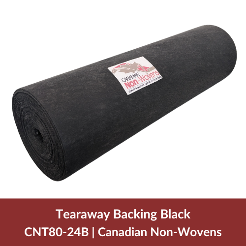 Tearaway Backing, Black CNT80-24B