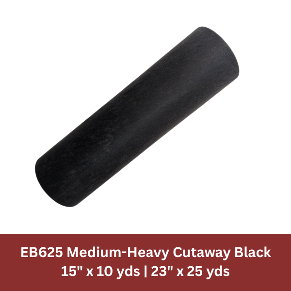 EB625 Black Cutaway (Medium-Heavy Weight 2.4 oz)
