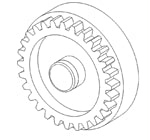 30615-06 ROLLER THREAD FEEDER WHITE