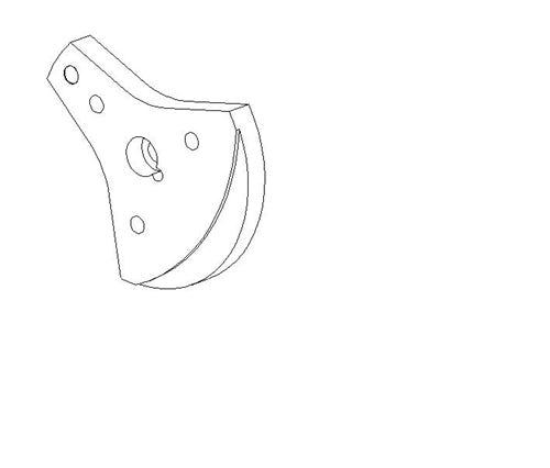 30884 END PLATE, Z SHAFT