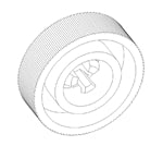 34464-01 ROLLER, PINCH, TEXTURED, BLACK