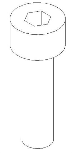 672018-60 SCREW, SOCKET CLAMP, M4 x 0.7 x 60mm