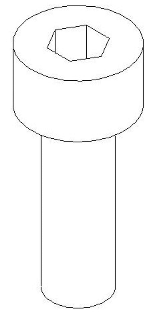 010173-20 SCREW, SKT HD CAP, M6 X 1, 20M