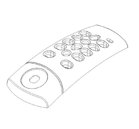 30718-01 HOUSING, INTERFACE FRONT ( WHITE )