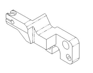 32867 Bracket, Mounting, Color Change Spindle, Left – Embroidery Systems
