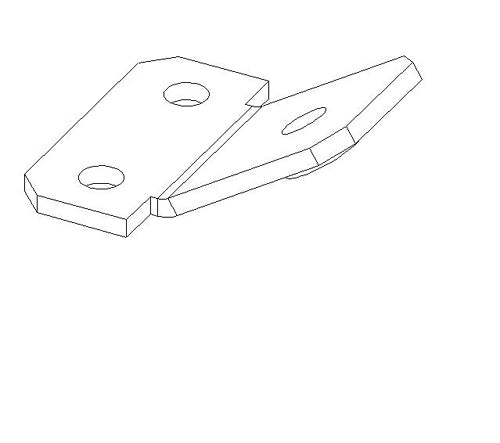 33051 Bracket, Mounting, Pulley, X-Cable, Left
