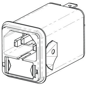34408 Module, Power Entry w/ Line Filter