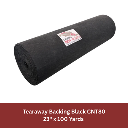 Tearaway Backing, Black CNT80