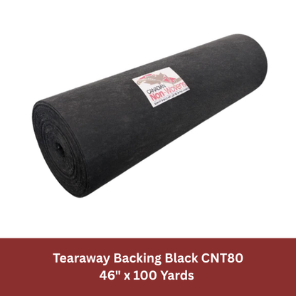 Tearaway Backing, Black CNT80