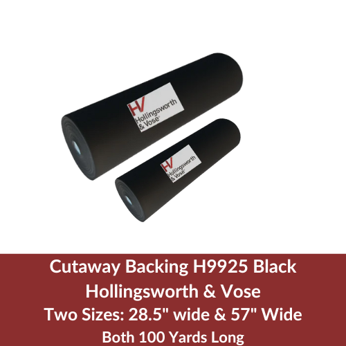Cutaway Backing, Black