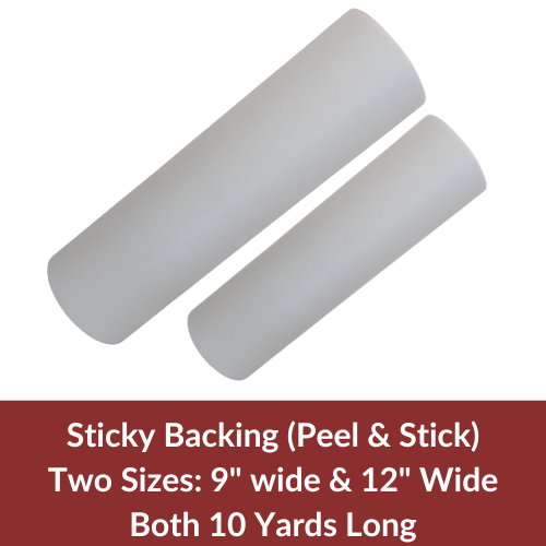 Sticky Backing AKA Peel and Stick(CN-PS12 & CN-PS9)