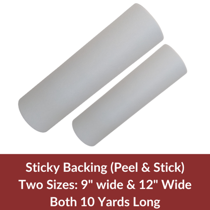 Sticky Backing AKA Peel and Stick(CN-PS12 & CN-PS9)