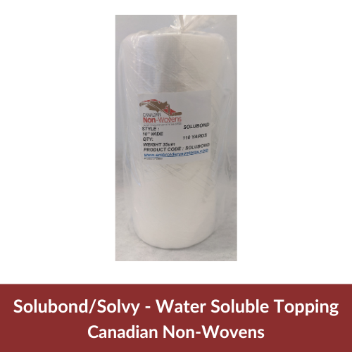 Solubond/Solvy - Water Soluble Topping