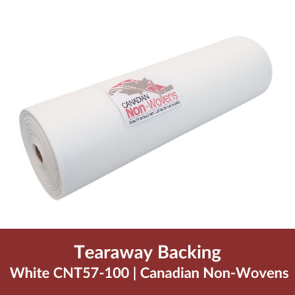 Tearaway Backing, White CNT57-100
