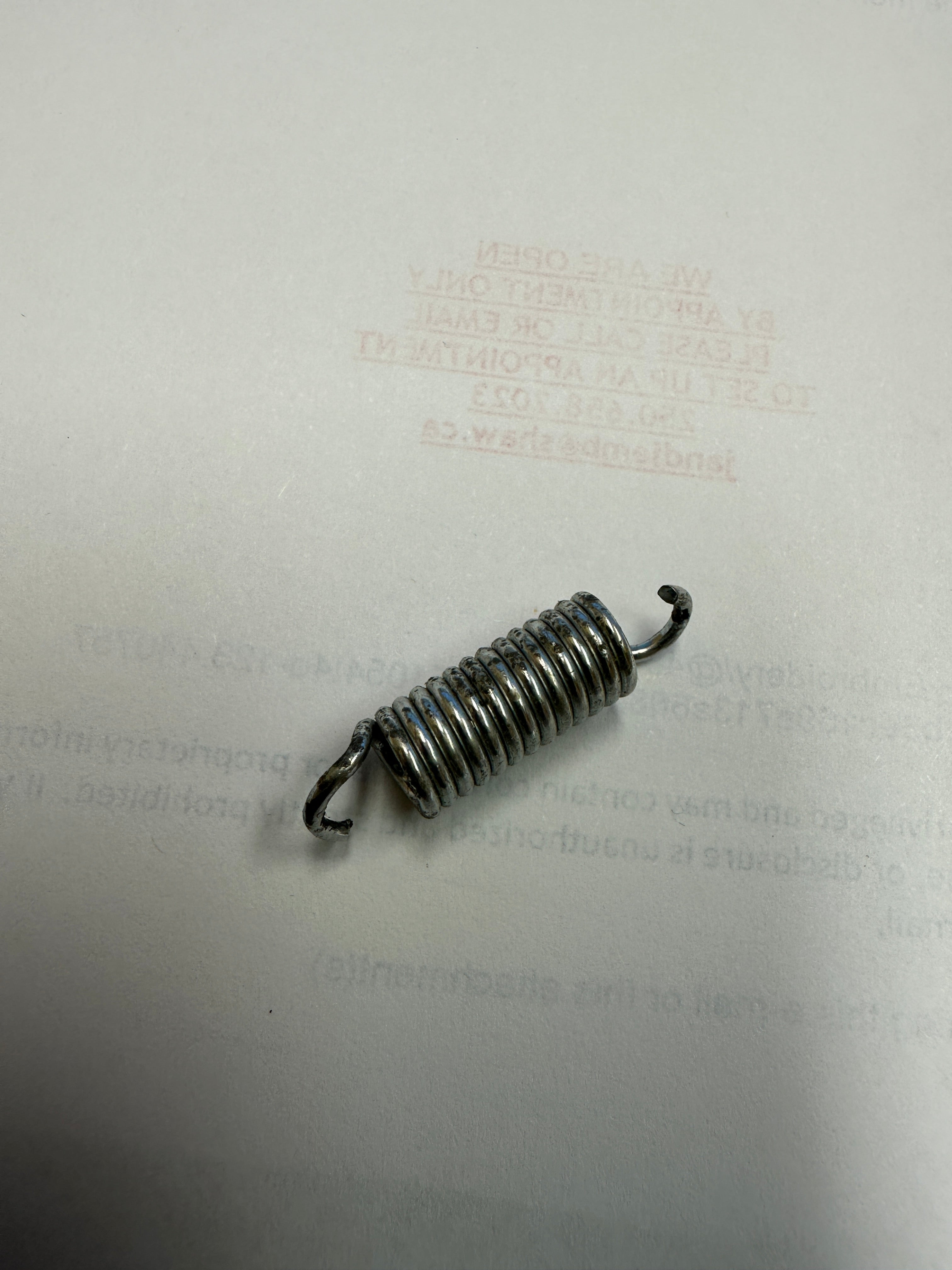 500486 Spring 504396-01 Spring Extension – Embroidery Systems