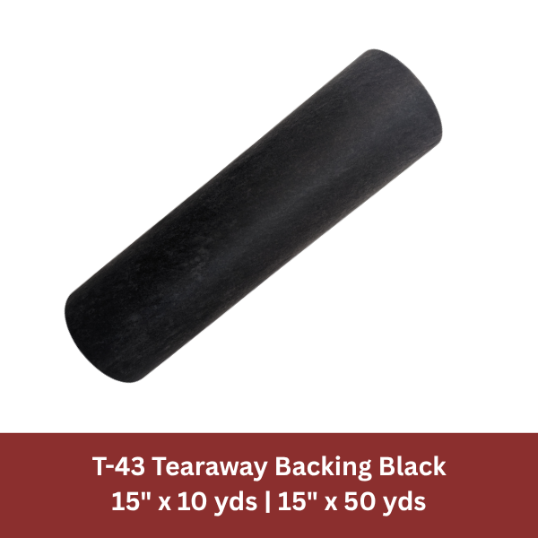 T-43 Tearaway Backing (Black)