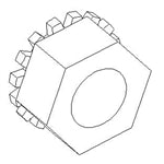 009561-04 NUT, KEP, M4