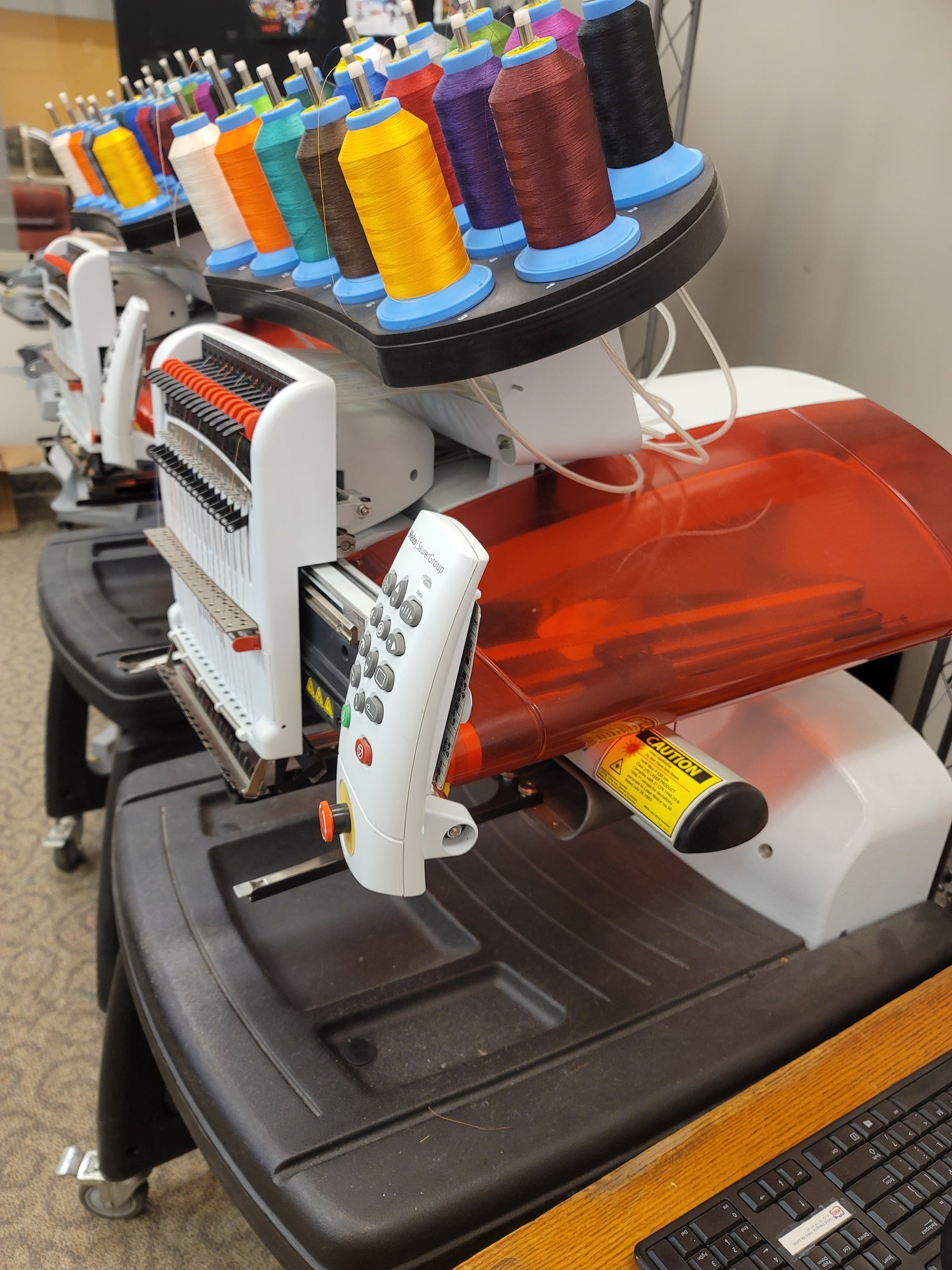 Melco Amaya XT Refurbished 16 Needle Commercial 2 Head Machine